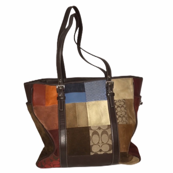Coach Handbags - Coach Patchwork Handbag